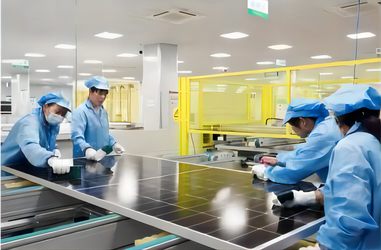Hefei Sunrise New Energy Co., Ltd. ligne de production du fabricant