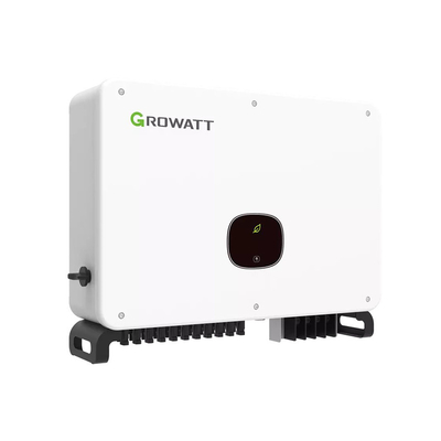 Growatt 60 KTL3-X MV Système d'énergie solaire pour les modules de haute puissance 52kg 80.2A courant de sortie