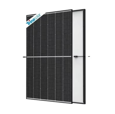 415W-435W Version UE Panneau solaire photovoltaïque avec verre à haute transmission et cadre noir