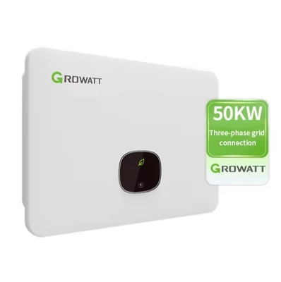 220V/380V Sortie Growatt 50KW Inverseur solaire à réseau pour 3 phases MID 30-50KTL3-X2