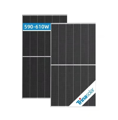 Module photovoltaïque à demi-celle à panneau solaire bifacial monocristallin Trina Vertex 610W