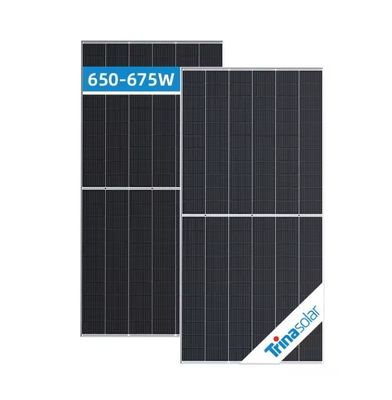 650W-675W Coupe à mi-coupe 132 Cellule Trina Vertex TSM-DE21 Panneaux solaires pour système photovoltaïque