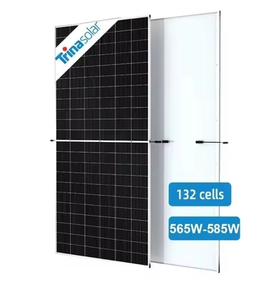 565W-585W Panneau solaire monocristallin 132 demi-cellules pour le système solaire Avec 28,8 kg de poids