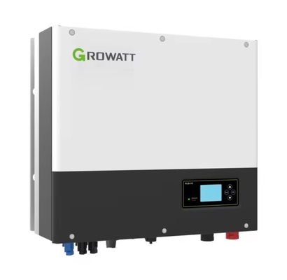 Invertisseur hybride Growatt 3 phases SPH 4000W-10000W 2 MPPT Réseau activé/arrêté 505/453/198mm 30 kg