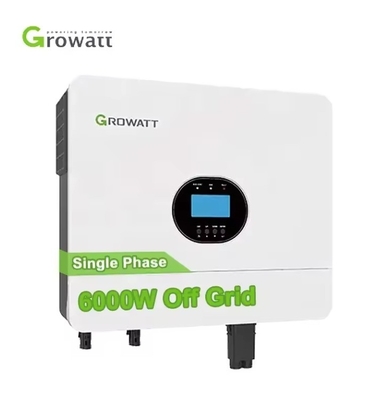 IP20 Invertisseur solaire de stockage d'énergie hors réseau à phase unique de 6000 W avec tension de sortie de 230 V