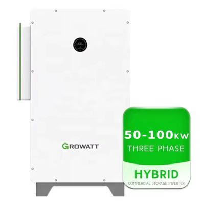 Growatt WIT 50-100K-AU Inverseur hybride 50kw 63kw 75kw 100kw Fréquence de sortie 50/60HZ