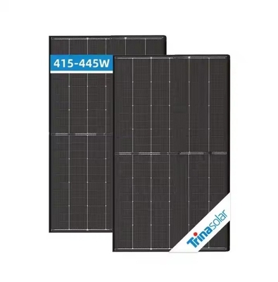 Module de panneau solaire en silicium monocristallin de type N de 415w-445w avec verre à haute transmission