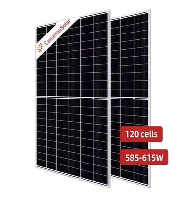 Panneau solaire monocristallin à demi-cellule 585W-615W 31,0 kg