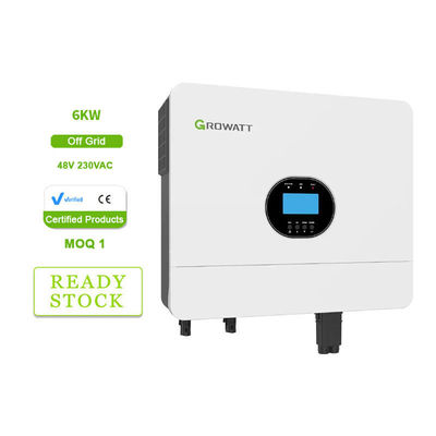 12000VA Surge Power Growatt 2 MPPTs Invertisseur de stockage d'énergie solaire pour vos besoins