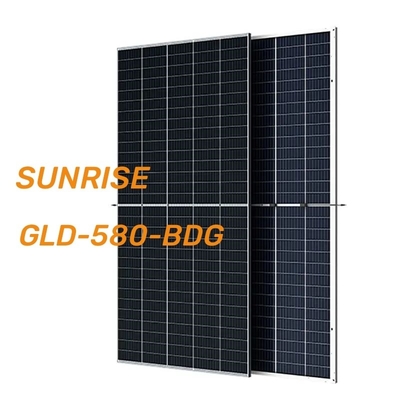 Panneau solaire bifacial au silicium monocristallin 132 cellules
