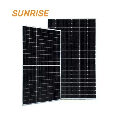 Panneau solaire bifacial Sunrise GLD-580BDG avec taille de cellule de 182 mmx182 mm et conception à demi-cellule