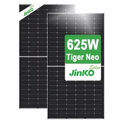 Module solaire de type N de Jinko Tiger 66HL4M-BDV 600W-625W Panneaux solaires bifaciaux monocristallins