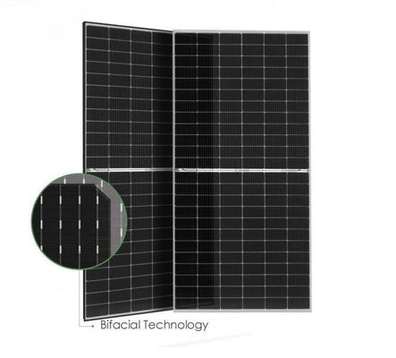 Tout noir 144 cellules panneau solaire module bifacial de Jinko Solar pour les systèmes d'énergie solaire