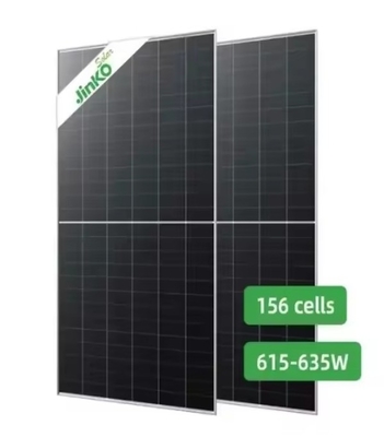 182mmx182mm Taille de cellule 156 cellules Double verre Bifacial panneau solaire Jinko pour l' électricité domestique