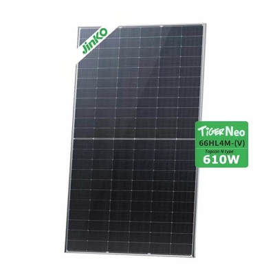 Jinkosolar PV Panel 132 Cellules 610W 615W 620W 625W 630W 635W Panneaux solaires monofaciaux