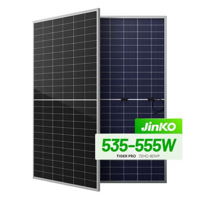 Module solaire monocristallin Jinkosolar JKM535-555M avec technologie bifaciale à double verre