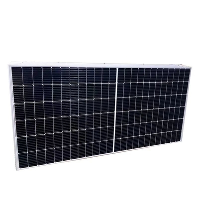 Panneaux solaires lumineux à haute transmission en verre Longi de 585 watts pour les besoins de la banque d'énergie