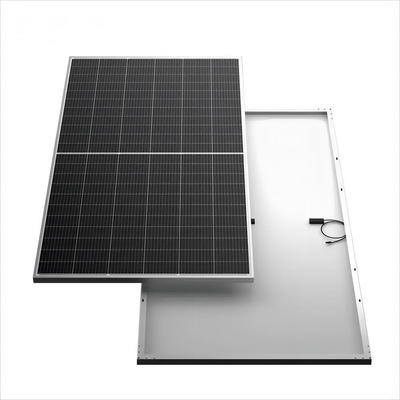 Panneau photovoltaïque solaire au silicium monocristallin GLD-585BS en feuille arrière blanche et boîte de jonction IP68