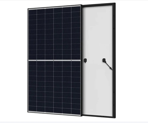 Module photovoltaïque monocristallin à double verre de 450 W avec feuille arrière blanche et boîte de jonction IP68