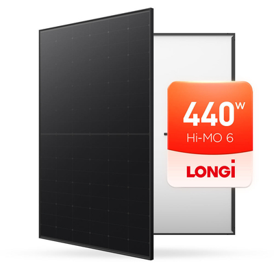 Longi Hi-MO X6 108 cellules panneau solaire monofacial pour système d'énergie solaire 440W 445W 450W