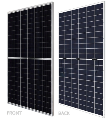 Panel photovoltaïque bifacial de 585w anodisé en alliage d'aluminium