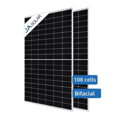 Module monocristallin à double verre bifacial de type N 108 cellules Panneaux solaires de 430 à 455 W