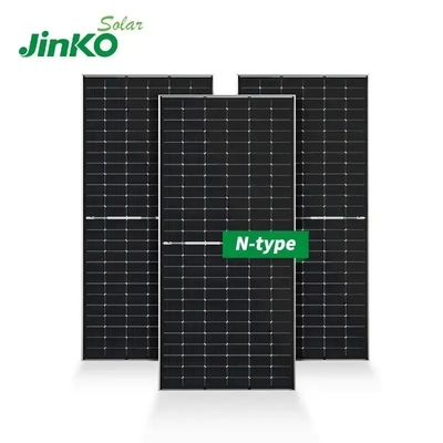 Système d'énergie solaire Panneau photovoltaïque monofacial Jinkosolar 132 cellules Module solaire 630W