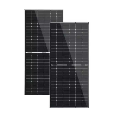 Module de panneau solaire bifacial de type N à double verre à demi-cellule de 182 mm avec boîte de jonction IP 68