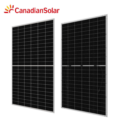 Cellules de silicium monocristallin 144 cellules double verre panneau photovoltaïque bifacial