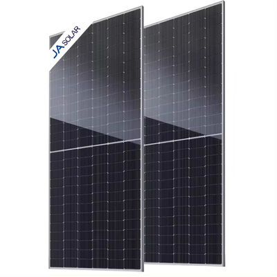 JA solaire 615-640W monocristallin bifacial double verre panneau photovoltaïque verre trempé