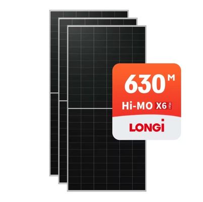 LR7-72HTH Hi Mo X6 Longi Panneaux solaires monocristallins à demi-cellule photovoltaïques résidentiels
