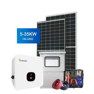 Système solaire sur réseau 10KW 15KW 20KW 25KW 30KW Fournisseur de solutions complètes